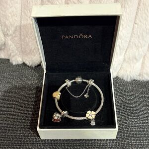 Pandora Charm Bracelet with Pandora Box